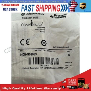 440N-G02099 ALLEN BRADLEY FERROGARD FRS21 RED PLASTIC SWITCH 24VDC US Free Tax - Picture 1 of 5
