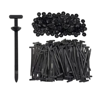 150Pcs Nylon Universal Cable Tie Buckle Ziplock Pro, Automotive Zipper Clips loc - Picture 1 of 4