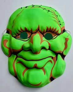 VINTAGE Oger Monster Kreatur Bösewicht HALLOWEEN MASKE Neuwertig Form Kunststoff Stil - Bild 1 von 2