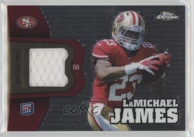 2012 Topps Chrome Rookie Relics LaMichael James #RR11 RC - Image 1 of 2