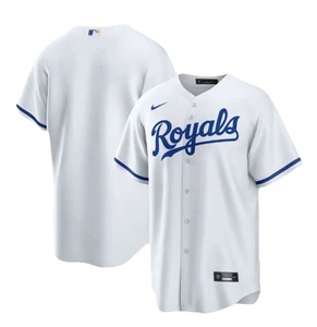 ✅ 115 $ Kansas City Royals Weiß Nike MLB Baseball Team Replica Trikot Herren XL 💯 - Bild 1 von 9