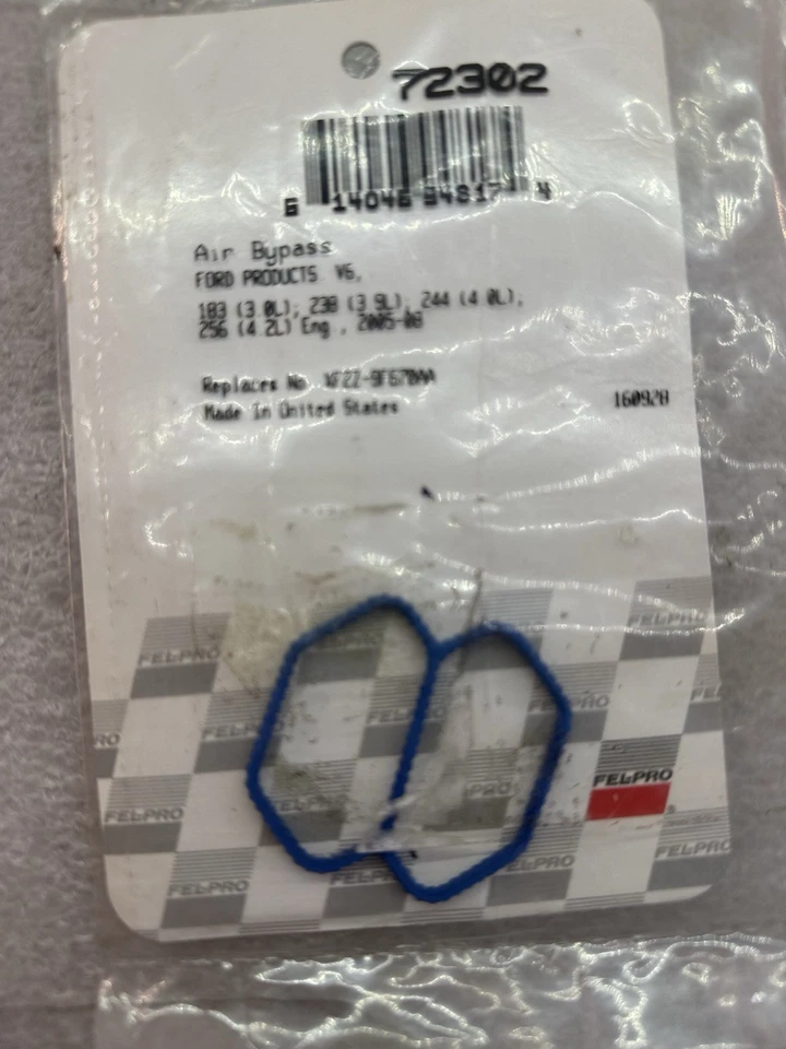 Fuel Injection Idle Air Control Valve Gasket Fel-Pro 72302 Foto 1 de 1