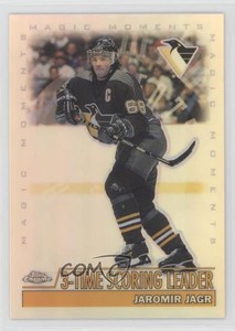 1999-00 Topps Chrome Refractor Jaromir Jagr (3-Time Scoring Leader) #280.4