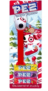 Bullseye Dog Pez 2024 Target Exclusive 3 Candy Rolls on Card - Picture 1 of 3
