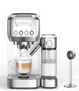 Espressomaschine 20 Bar, Cappuccino Maschinen, Automatischer Milchtank für Zuhause *Neu* - Bild 1 von 6