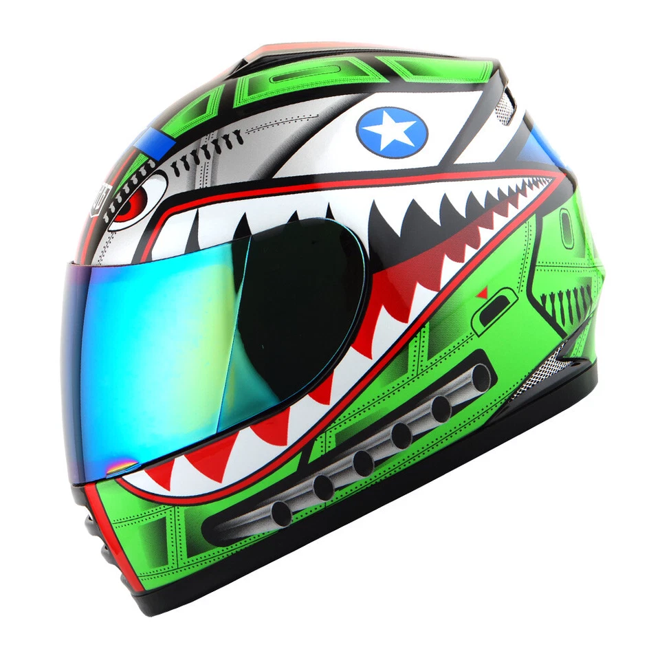 Casco integral WOW para motocicletas de calle BMX MX: HKY-B15CLS Foto 1 de 1