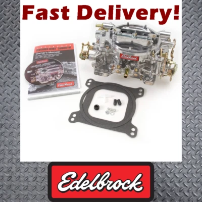 CARBURADOR EDELBROCK 600CFM HOMBRE CHOKE se adapta a Chevrolet 283 305 307 327 350 400 Pe Foto 1 de 4
