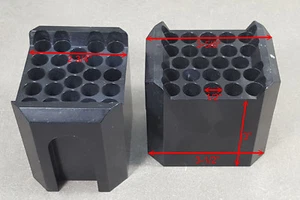 Lot of 2 Sorvall Cat No. 00482 Swinging Buckets for HS-4 Centrifuge Rotor F - Picture 1 of 5