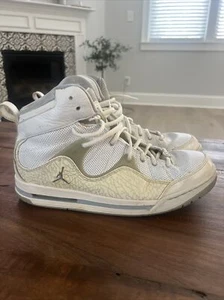 Size 11.5  - Jordan Flight TR 97 Metallic Silver/White/Wolf Gray - Picture 1 of 19