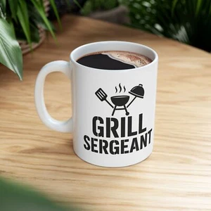 Taza de cerámica Grill Command - Regalos divertidos para amantes de la barbacoa, regalo del día del padre, - Imagen 1 de 13