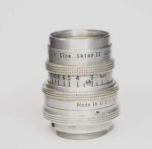 Cine Kodak Ektar II 25mm F1.9 C Mount Movie Lens, Bolex - Picture 1 of 6