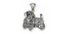 Sealyham Terrier Pendant Jewelry Sterling Silver Handmade Dog Pendant Sem2-P