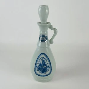 Beams Choice Vintage Ceramic Decanter With Stopper - Nautical Scene Bourbon - Picture 1 of 7
