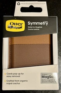 OtterBox Symmetry Series iPhone Cactus Leather Wallet with MagSafe - Rich Adobe - Picture 1 of 7