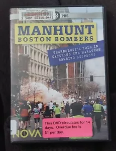 Manhunt - Boston Bombers (Ex-Library) (DVD, 2013) Disc is in G-VG Cond. B9 - Picture 1 of 2