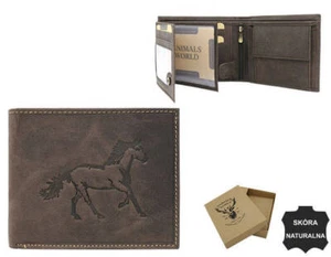 Large men's nubuck leather wallet - Always Wild - Picture 1 of 12