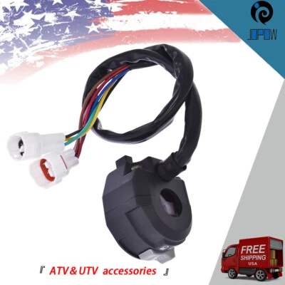 Para Yamaha YFZ 450 YFZ450X Manillar Interruptor Apagado Arranque Parada Faro EE. UU. Foto 1 de 4
