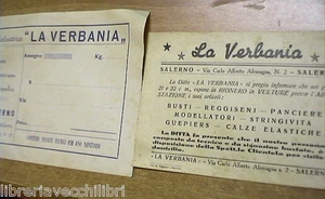 Lot Flyer LA VERBANIA Salerno BH Büsten Panciere Rionero in Vulture - Bild 1 von 1
