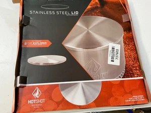 Nueva tapa de acero inoxidable HotShot 304 para hotshot The Traveler 15" fogata - Imagen 1 de 6