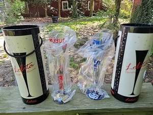 Glasses 2 Lolita Champagne Moments "King" And “Queen” Hand Painted - Picture 1 of 13
