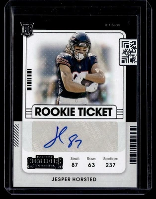 2021 Panini Contenders Rookie Ticket Auto Jesper Horsted #284 U - Image 1 of 2