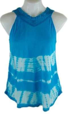 Justice бирюзовый без рукавов галстук окрашенный v-образным вырезом Майка рубашка девочки/ребенка 18/20 - Изображение 1 из 4