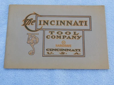 1923 CINCINNATI TOOL CO. Catalog - Hargrave Clamps, Spoke Shaves, Screw Drivers - Image 1 of 4