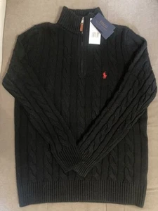 Maglione Ralph Lauren Nero Uomo - Foto 1 di 6