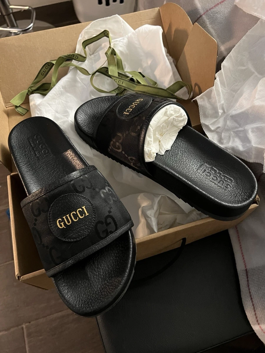 Gucci Men's Flip Flop Black Sandals for sale | eBay