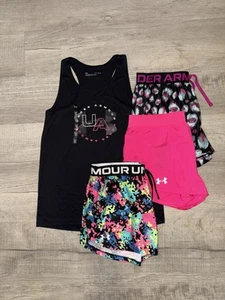 Under Armour - Tank & 3 Pair of Shorts - Size L- NWT - Picture 1 of 1