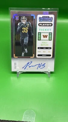 2022 Panini Contenders - Rookie Ticket Playoff Ticket #205 PERCY BUTLER /99 - Image 1 of 2
