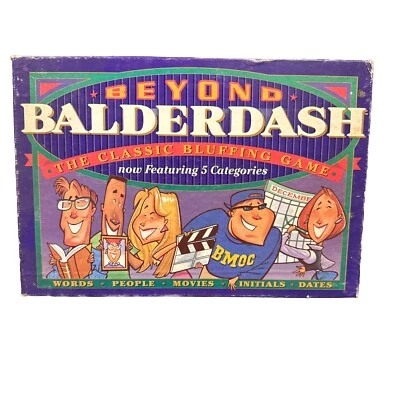 Beyond Balderdash - The Classic Bluffing Game - Hasbro 1997 - Complete - Image 1 of 3
