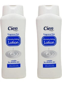 2x Cien Fragrance Free Moisturising Lotion Suitable For Sensitive Skin 500ml #C - Picture 1 of 1