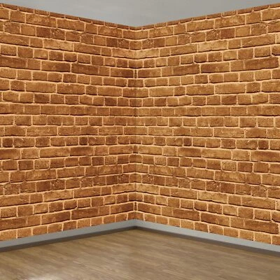 4.5 x 9 Feet Brick Stone Wall Backdrop Brick Wall Tablecloths Magic Wizard Ph... - Image 1 of 4