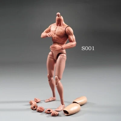 1/6 Wolverine Muscular man Body Action Figure 12" Male Body Model DOll Toy S001 — 第 1/4 张图片