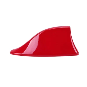 Red Shark Fin Antenna Cover for Car Auto Top Roof Aerials AM/FM Radio Signal - Bild 1 von 7