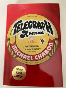 Telegraph Avenue: A Novel by Michael Chabon (2012, Hardcover) SIGNED 1st Print - Picture 1 of 5