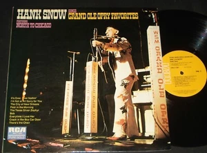 HANK SNOW - CANTA GRAND OLE OPRY FAVORITOS LP - COUNTRY & WESTERN - Imagen 1 de 1