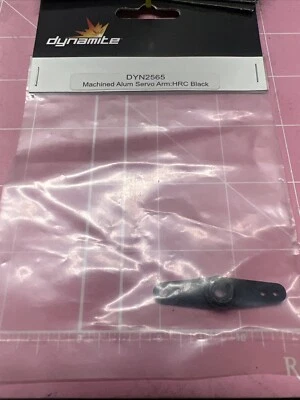 Dynamite Machined Aluminum Servo Arm J/A Black DYN2565 - Image 1 of 4