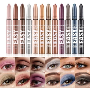 Eyeshadow Pen Cream Eye Shadow Pencil Shimmer Eye Silkworm Stick Makeup Eyeliner - Picture 1 of 34