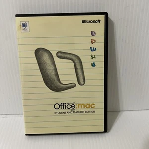 Microsoft Office Mac Student And Teacher Edition 2004 Word Powerpoint Excel - Picture 1 of 3
