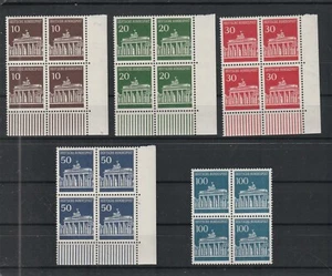 Germany 'Scott # 952 - 56' MNH Blocks of 4 - Picture 1 of 1