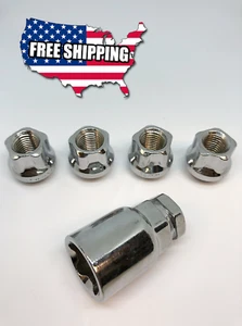 Wheel Locks 14x1.5 Open End Bulge Acorn Locking Lug Nut Set🦐 - Picture 1 of 2