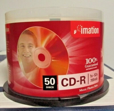 Imation CD-R 700mb 1x-52x Blank Discs 24 Discs (Open Pack) Music, Photos, Data  - Image 1 of 2