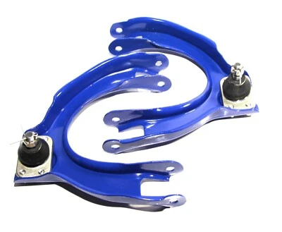 para Honda Civic/CRX 88-91 ADJ. delantero Brazo de inclinación ajustable superior AZUL Foto 1 de 4