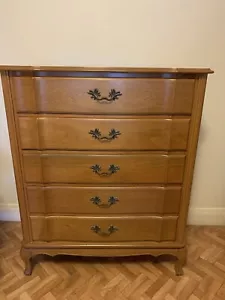 Solid Timber Chest Of Drawers-Tallboy - Picture 1 of 4