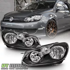 2010-2014 Factory Style Volkswagen Golf /Jetta MK6 Wagon Direct Fit Headlights - Picture 1 of 7