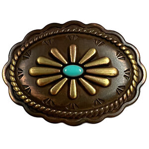 Vis concho en cuir artisanat sud-ouest antique laiton gravé ovale concho dos