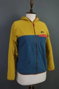 Patagonia Multicolor Colorlbokc Hiking Outdoor Fleece Snap Up Jacket Size XL - Picture 1 of 18