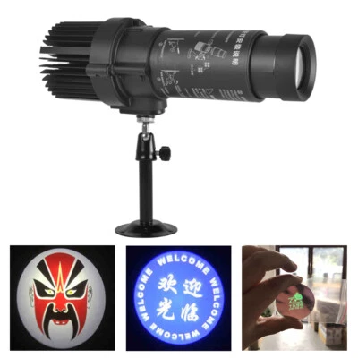 Custom Sign Gobo Card 20W Static HD LED Advertising Logo Projector Light AD Lamp - Image 1 of 4